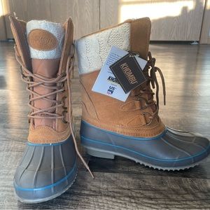 Tan Khombu boots. New with tags. Size 7.